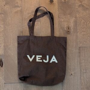 Veja Brown Tote Bag
